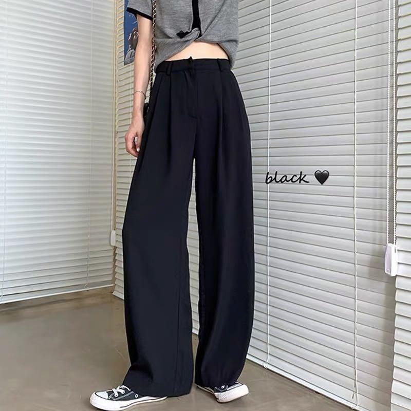black flowy trousers