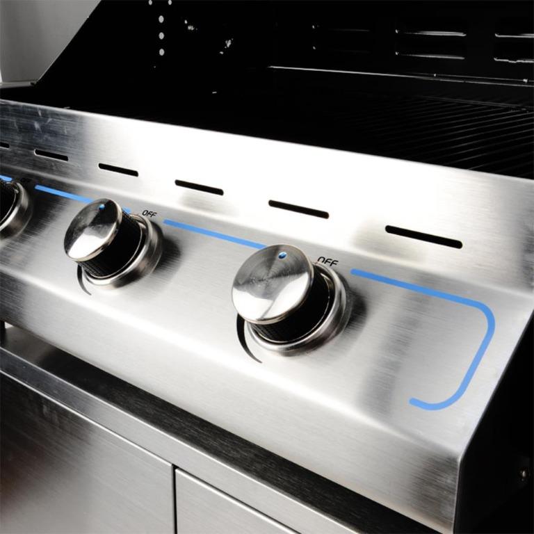 Brand New Chant 3+1 burner BBQ Grill, 傢俬＆家居, 浴室、廚房用品配件 Carousell