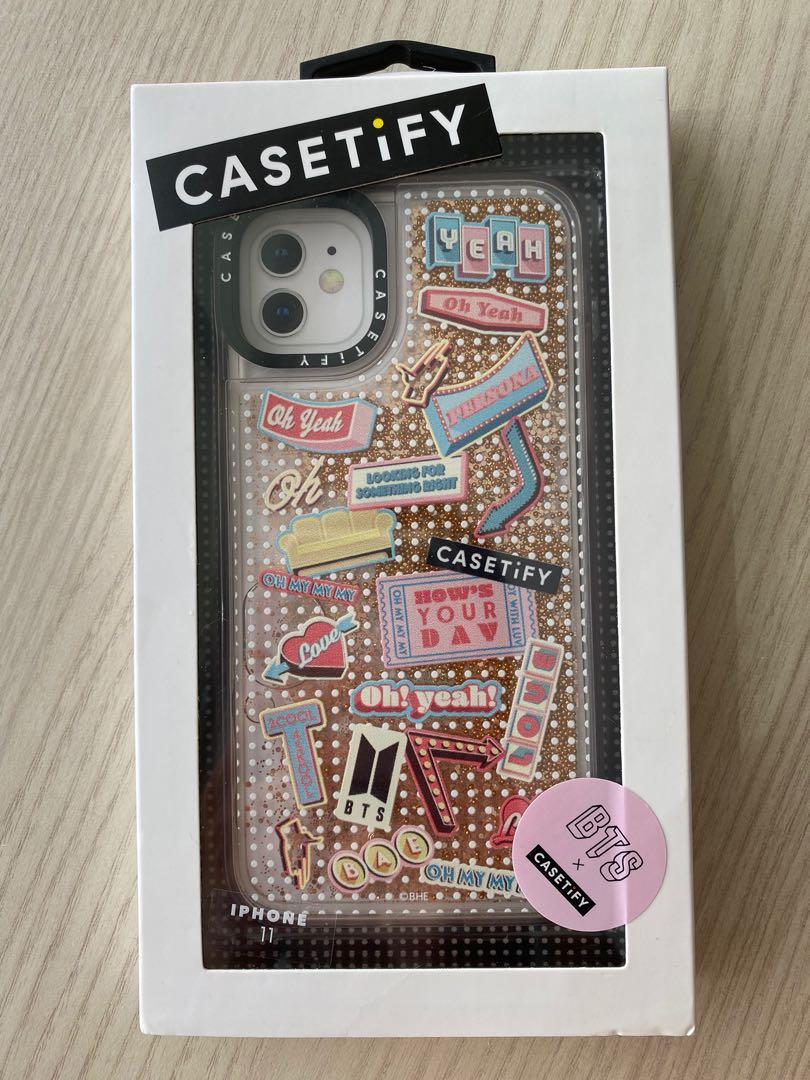 Bts X Casetify Iphone 11 Glitter Case Boy With Luv Theme Mobile Phones Gadgets Mobile Gadget Accessories Cases Sleeves On Carousell