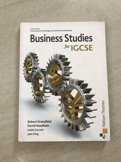 Business Studies for IGCSE / Nelson Thornes / Published 2010