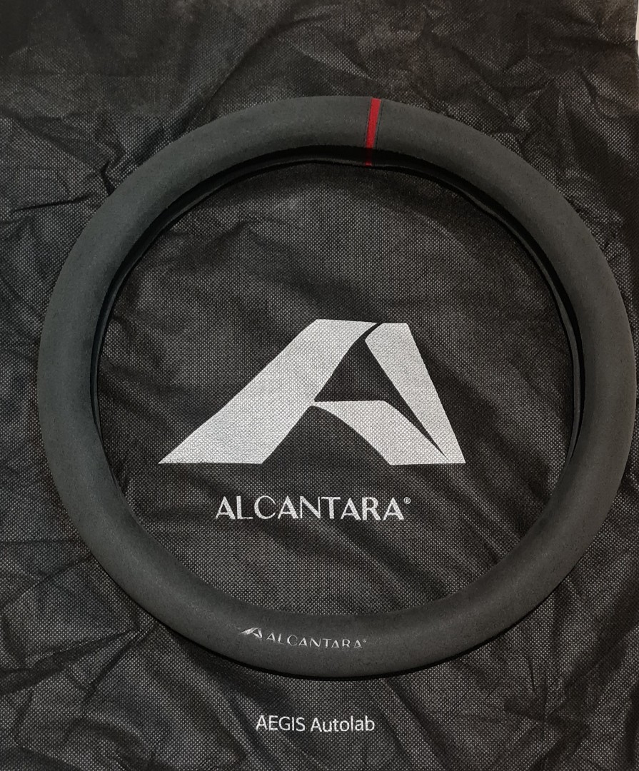 Aegis Alcantara Steering Cover (Grey), Car Accessories, Accessories on