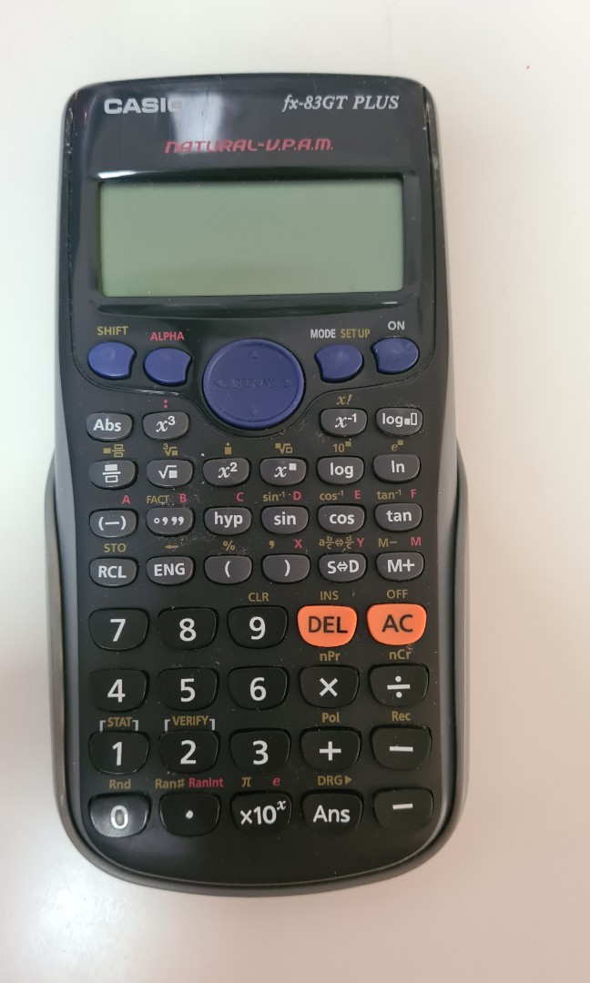 Casio Fx 83 Gt Plus Bedienungsanleitung Deutsch Casio fx-83GT plus scientific calculator, Books & Stationery