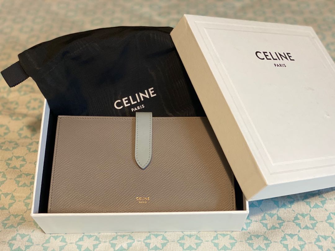 celine large strap wallet