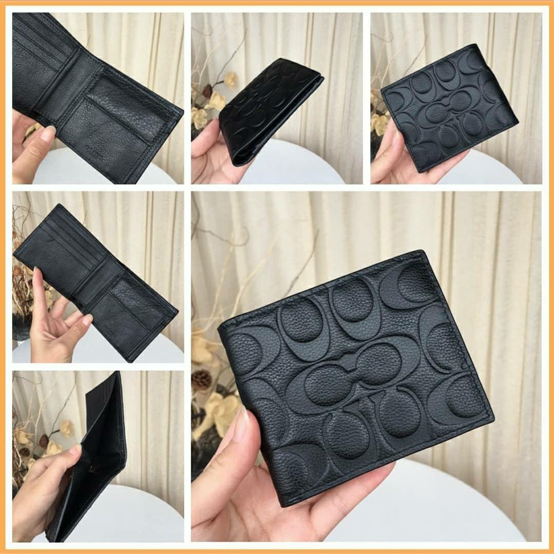 Coach Men s Wallet w coin pouch Men s Fashion Watches Accessories Wallets Card Holders on Carousell