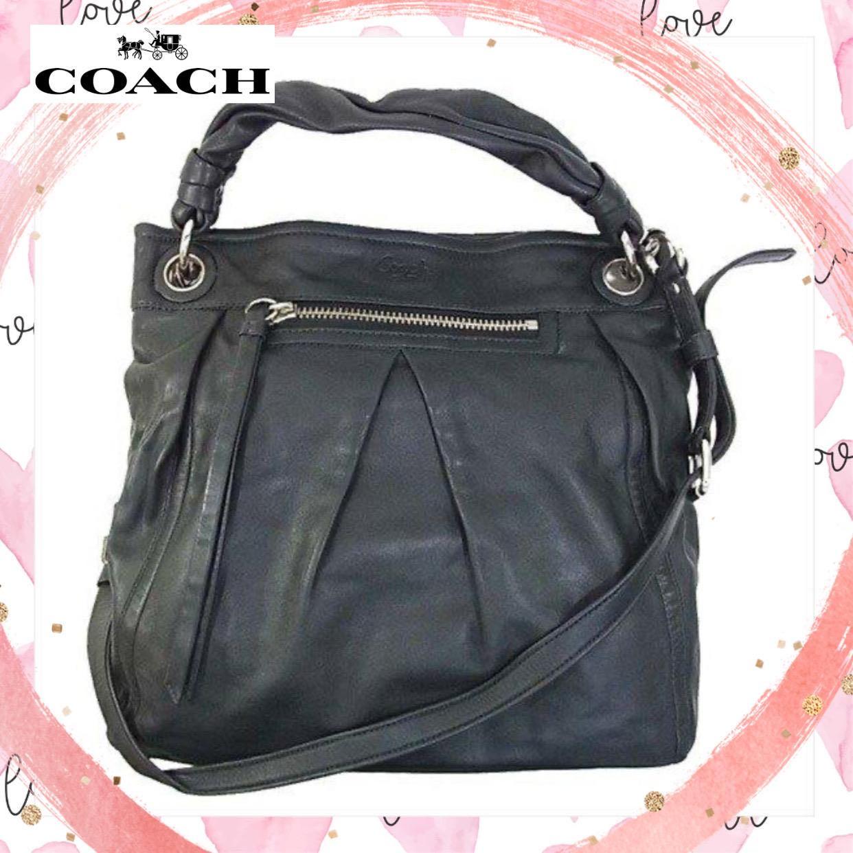Coach Parker Convertible Hippe F13411 Metallic Shell Leather Cross