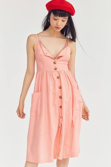 Midi Dress Peach 