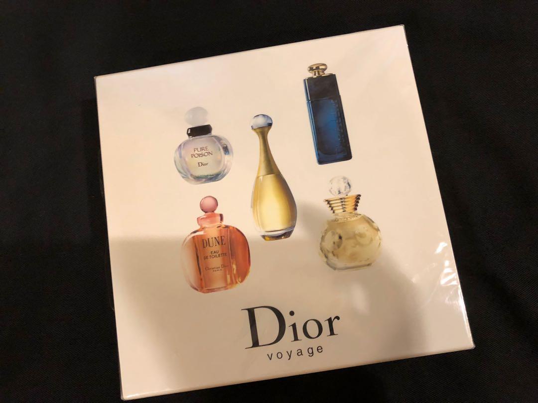 Dior voyage perfume mini set clearance
