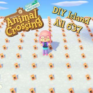 DIY Island - All 900+ DIY including Cooking Recipe (Animal Crossing)