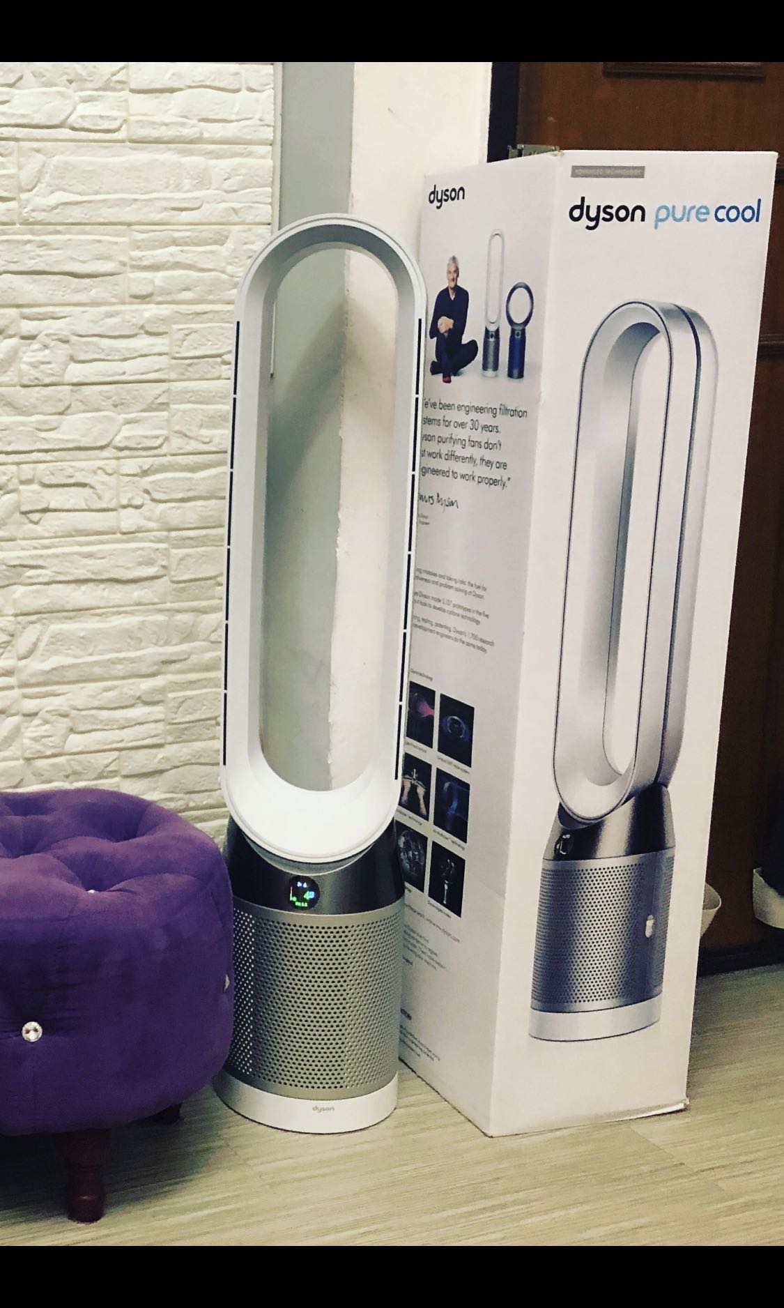 Dyson TP04 白色無葉風扇(百老匯正單，有保養,無盒), 家庭電器, 冷氣機