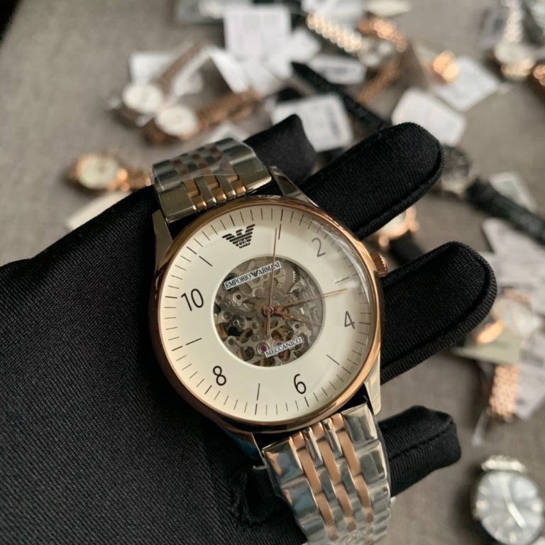 Emporio Armani AR1921 Men s Dress Two Tone Watch Mobile