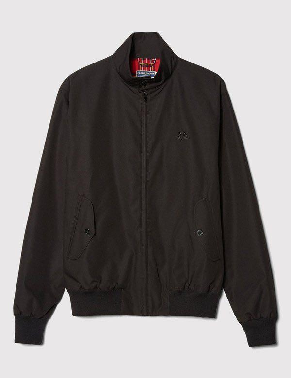 Fred perry clearance black harrington jacket