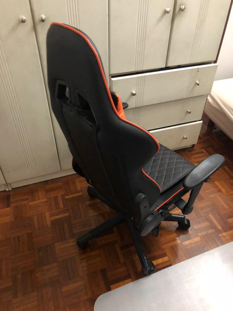 Gaming Freak Magic Throne Orange Edition Gaming Chair Furniture