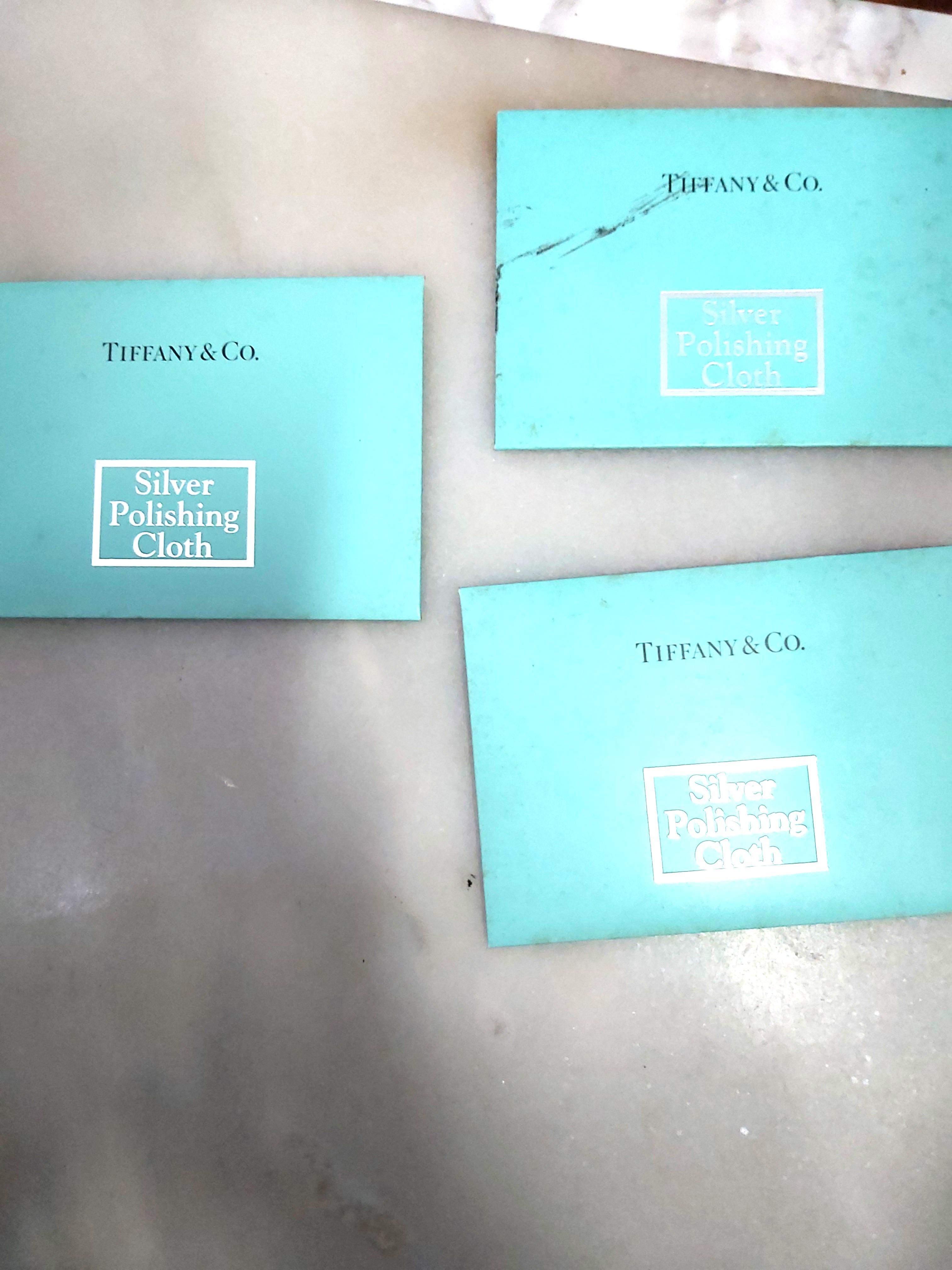 Genuine new Tiffany co silver polishing 925 cleaning cloth