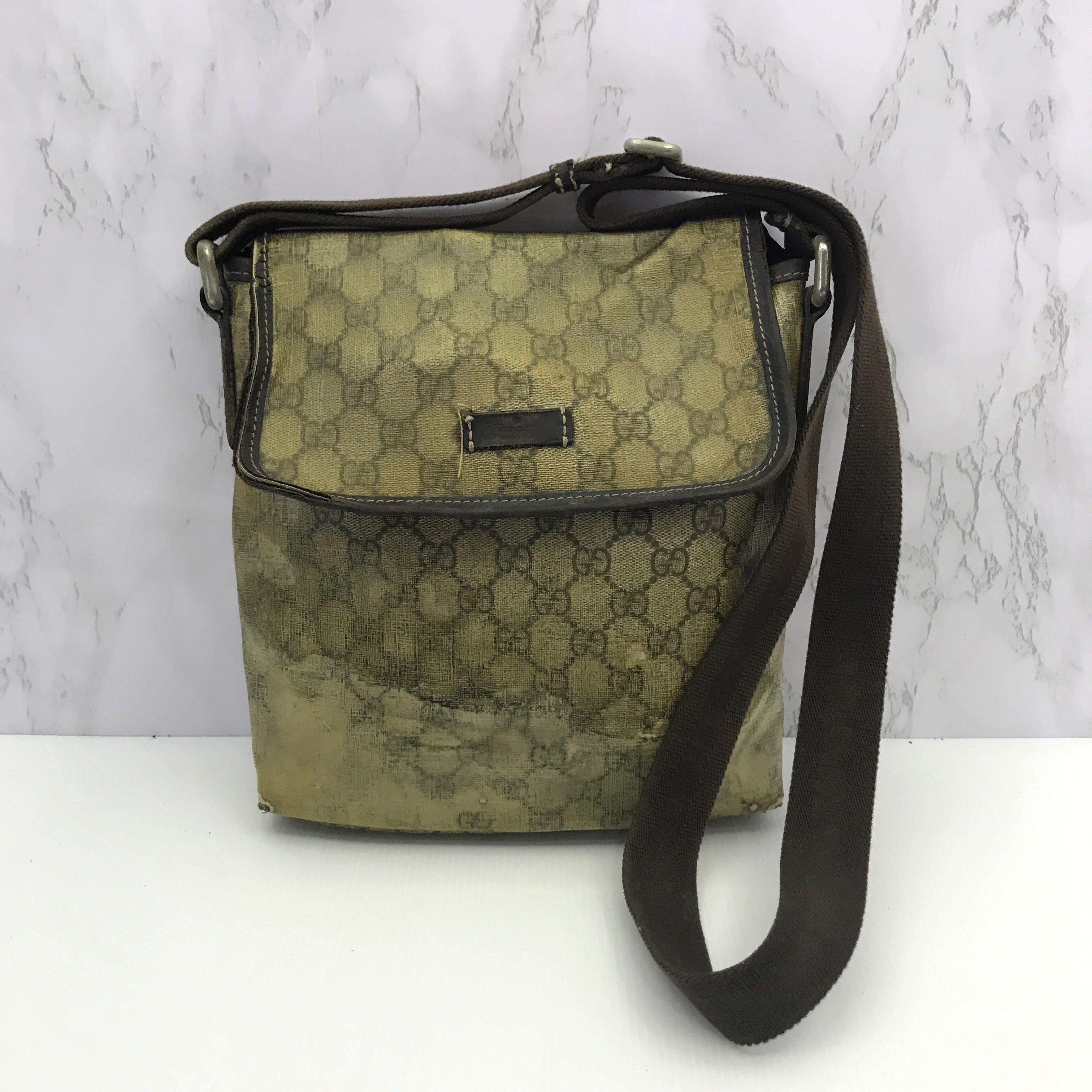 GUCCI Messenger Bag, Men's Fashion, Bags, Sling Bags on Carousell