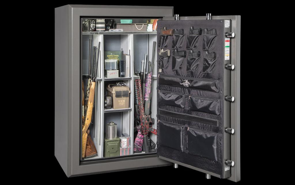 Gun Safe (Category: Safe) located in Cebu City. Submitted by hryssa.hryssa (Listing ID 1065290124, Image 3). Description: Winchester Gun Safe, Model - Silverado 40. Holds up to 48 long guns. Combo turn-dial locking. 40.3 CF, 2 hour fire rating. 10 gauge steel body and walls, 1.5" dia. bolts. Perfect for all valuables and document storage. Excellent Condition..
