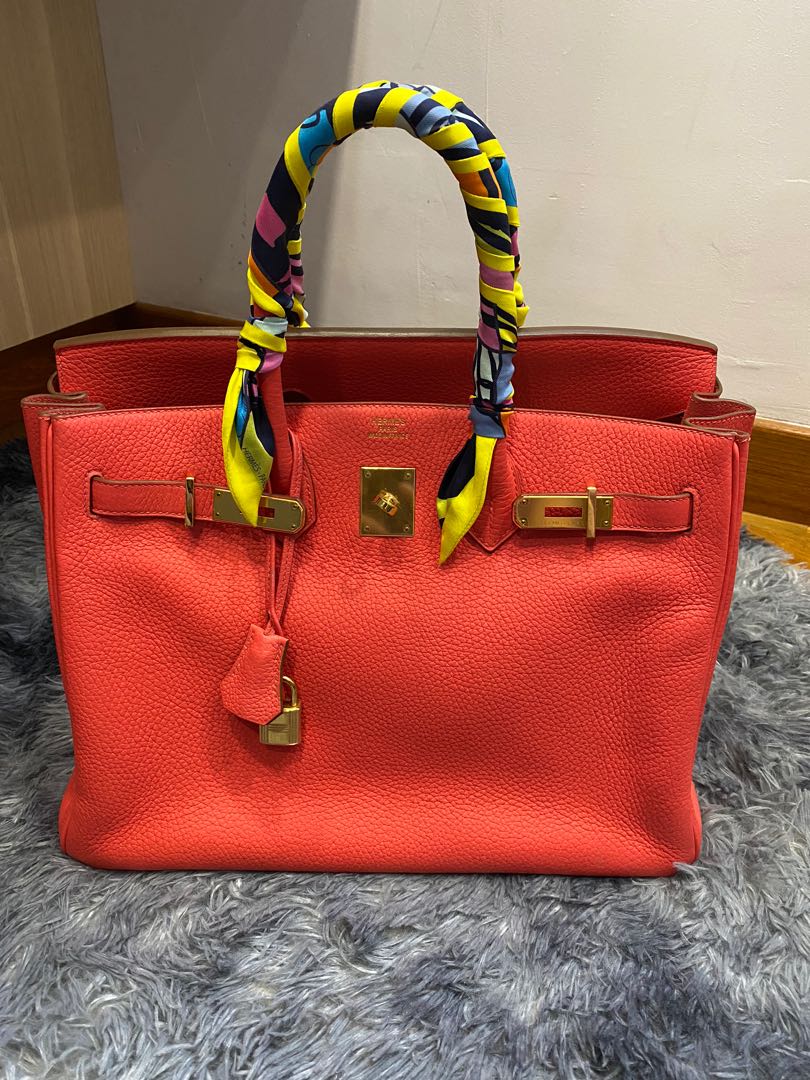 HERMES Taurillon Clemence Swift Tri-Color Birkin 35 Rose Jaipur Argile  Etoupe For Sale — Blog — Collecting Luxury