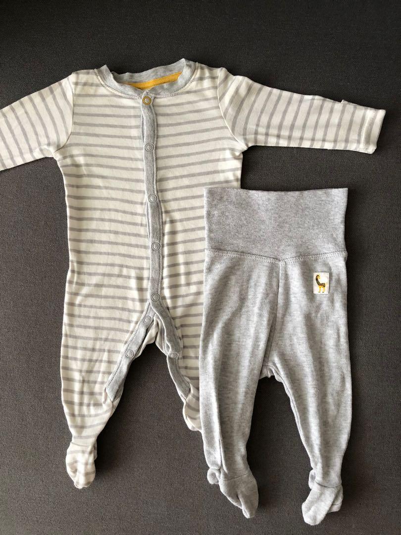 H\u0026M Newborn Onesie and Leggings, Babies