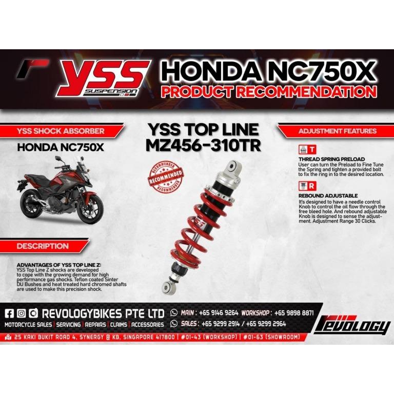 HONDA NC750X YSS SUSPENSION NC750 NC750XA Motorcycles
