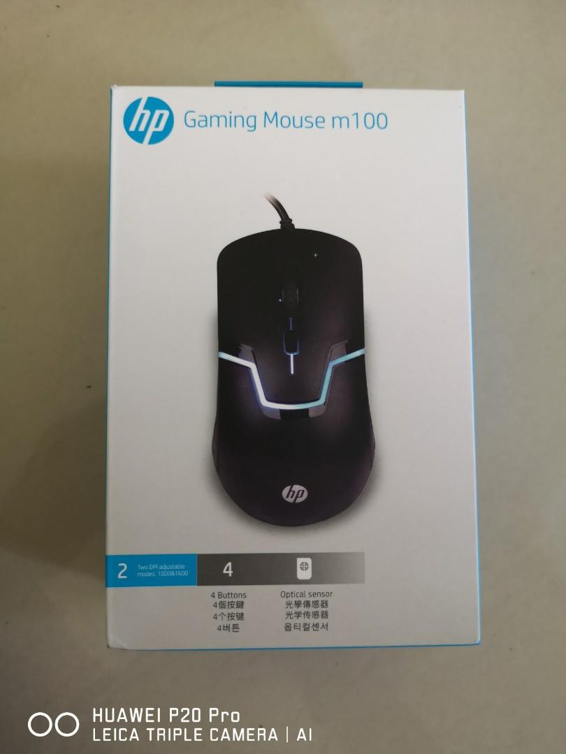 Hp Gaming Mouse M100 Electronics Computer Parts Accessories On Carousell