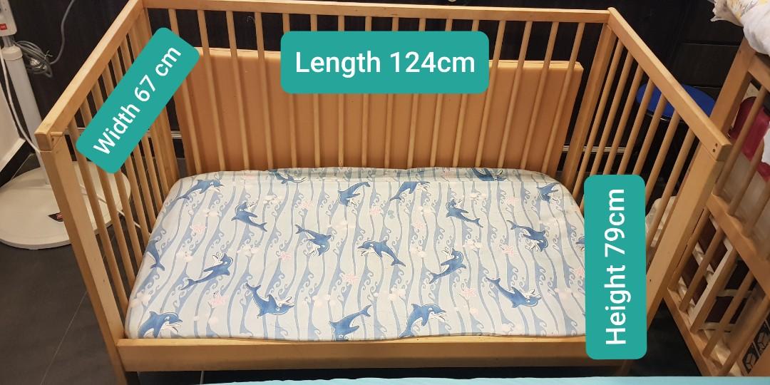 Converting ikea crib to toddler bed top