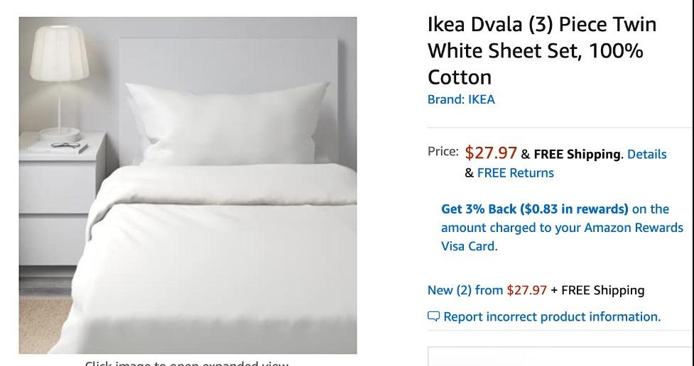 IKEA Bed Sheet SET (NEW PROMO), Everything Else, Others on Carousell