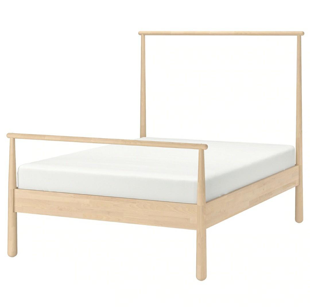IKEA GJORA BED FRAME & SLAT BASE, Furniture & Home Living, Furniture
