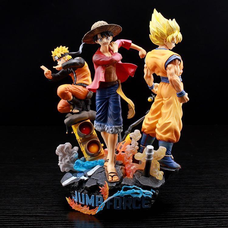Jumpforce Naruto Luffy Goku Copy Resin Naruto One Piece Dragon