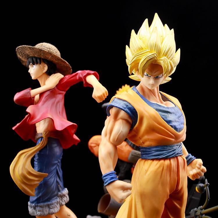 Jumpforce Naruto Luffy Goku Copy Resin Naruto One Piece Dragon