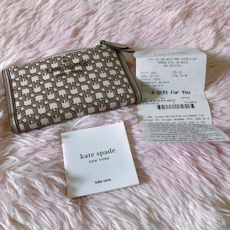 Kate Spade Spade Link Bifold Wallet Women s Fashion Bags