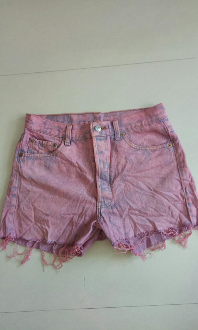 levis vintage high waisted shorts