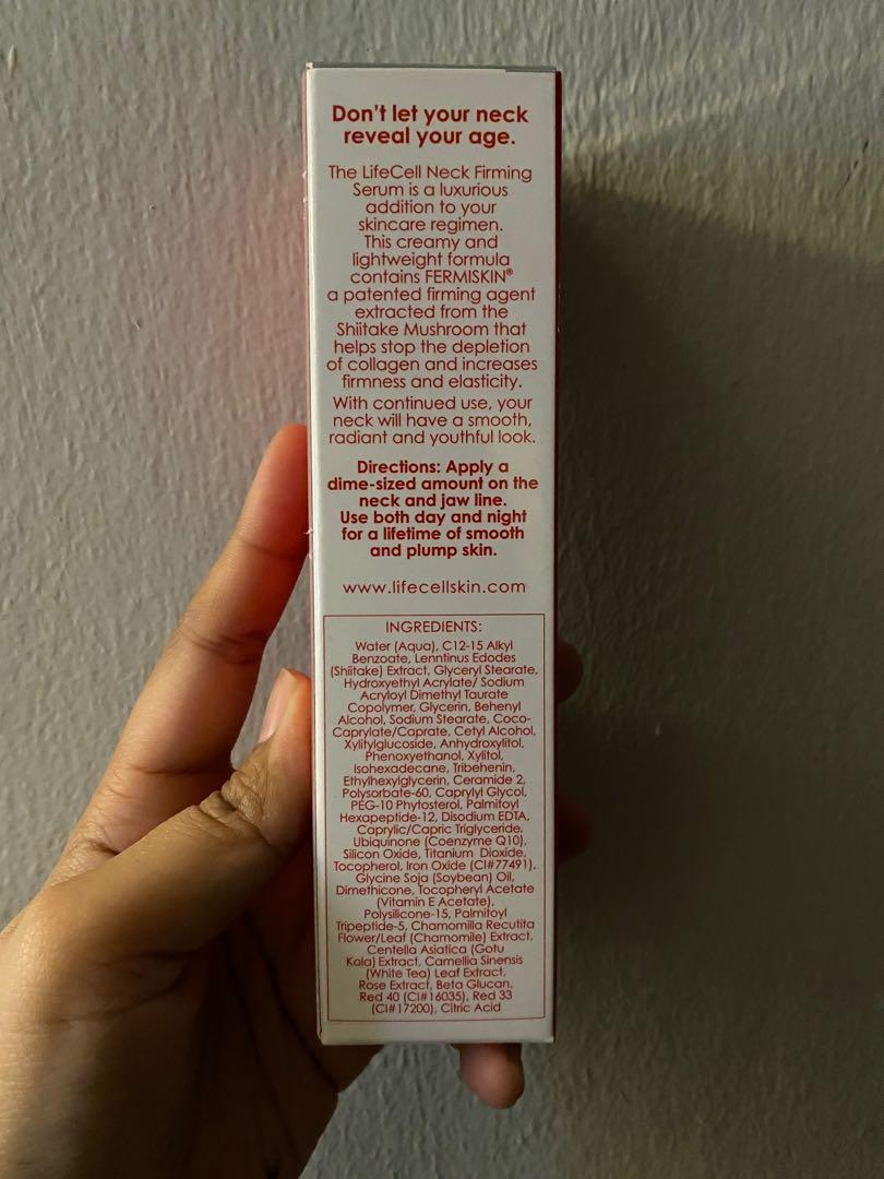 lifecell neck serum