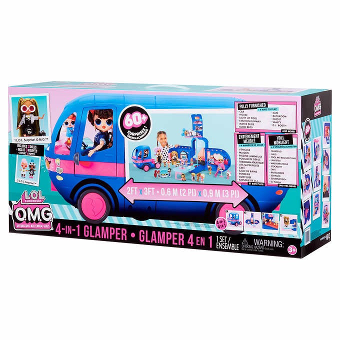 does the lol 4 in 1 glamper come with a doll