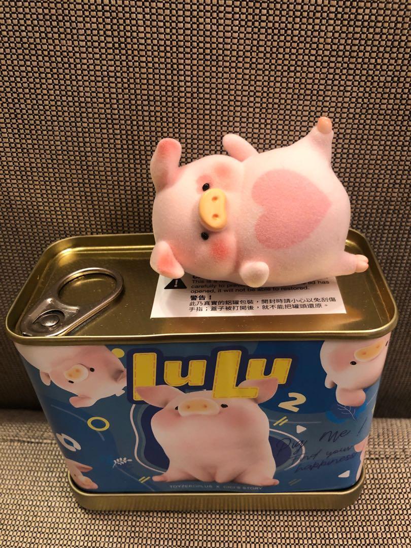 lulu slipping with heart lulu隱藏打滾豬打滾心心豬lulu心LULU豬2代Lulu pig original 2 ,  興趣及遊戲, 玩具& 遊戲類- Carousell