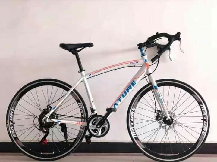 mature road bike