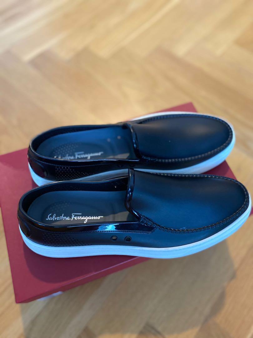 Men's Ferragamo Boat Shoes, Luxury 