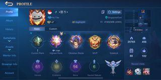 Mobile Legend Account