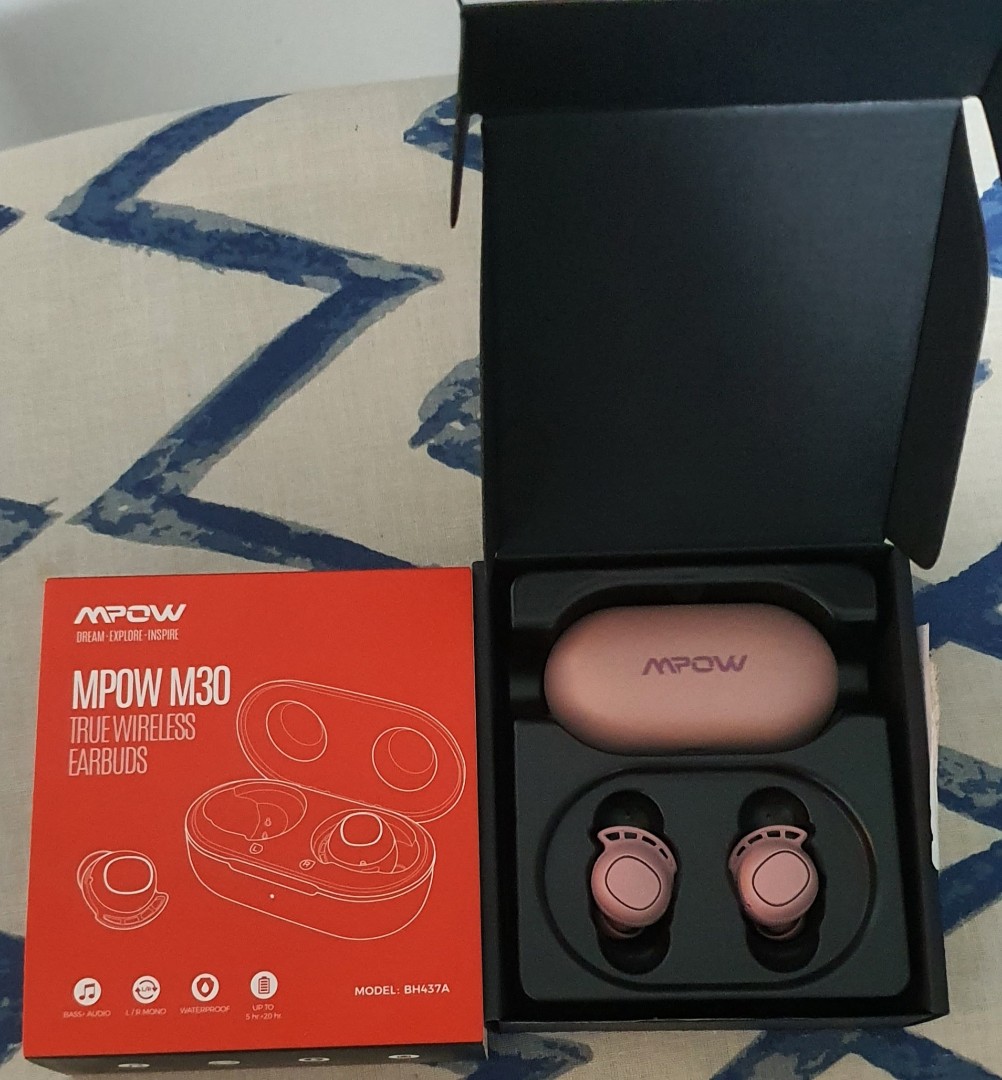 MPOW M30 PINK COLOUR Audio Headphones Headsets on Carousell