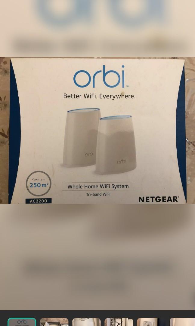 Netgear Orbi RBR40 model AC2200 Wifi router RMR40 only., Electronics