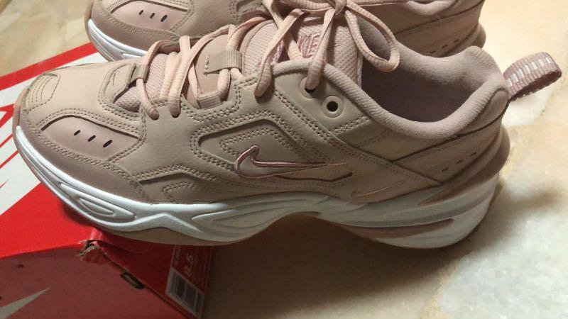 Nike M2k Tekno Particle Beige Women S Fashion Shoes Sneakers On Carousell