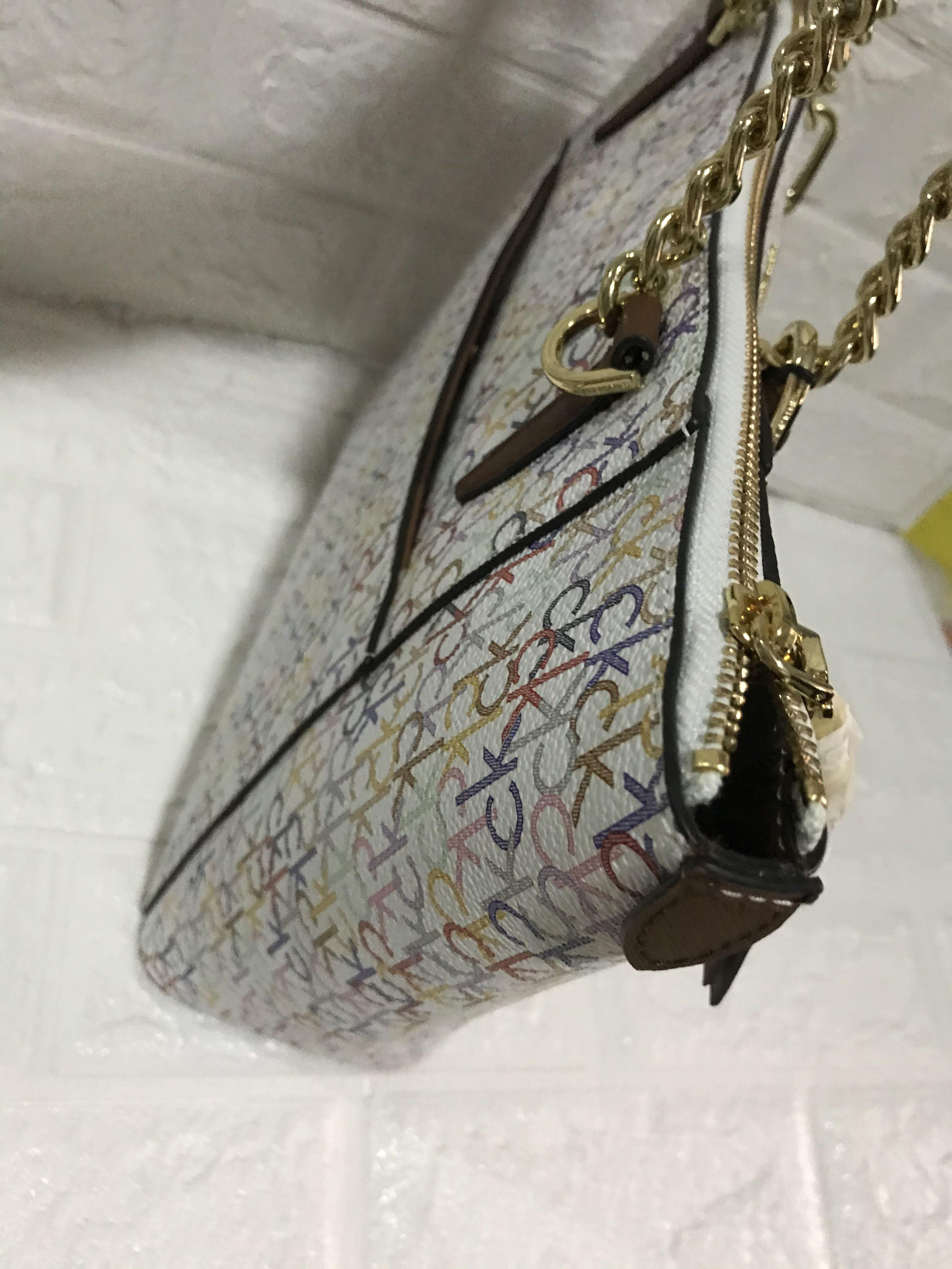 Calvin klein shop marybelle leather tote