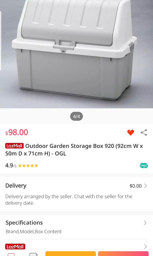 Outdoor Storage Box Furniture Others, Outdoor Storage Containers