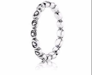 Pandora circle and dot stackable ring