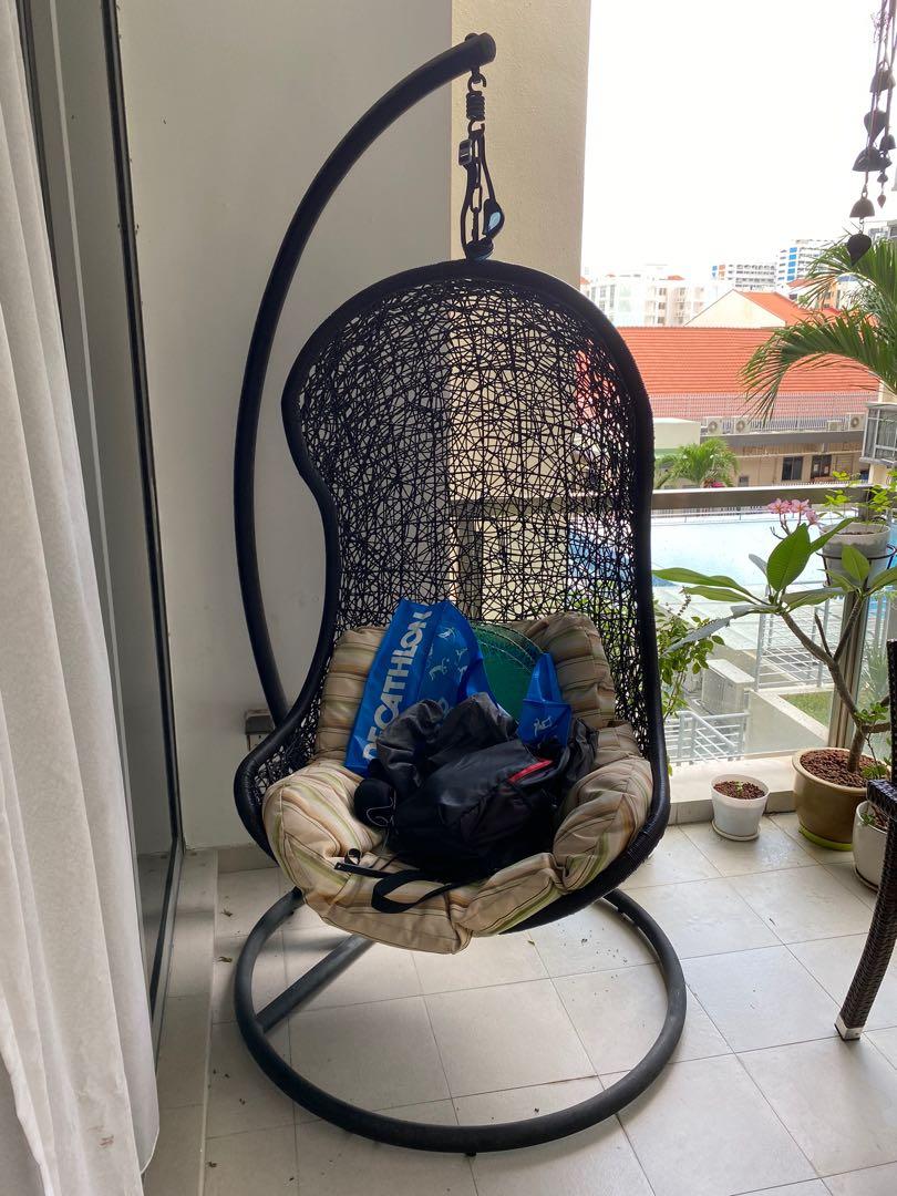Used swing chair with stand online