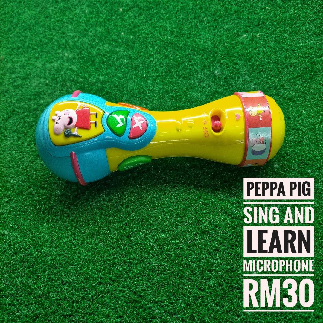 Peppa pig sing and clearance learn microphone