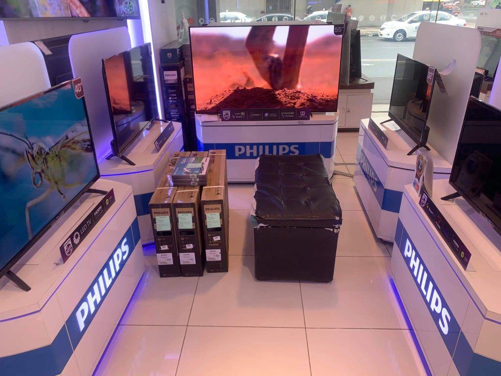 PHILIPS LED TV (Category: TV) located in Quezon City. Submitted by annys.online (Listing ID 1065297748, Image 3). Description: Philips LED TV 55PUT6103 55 inches 4k ultra slim smart tv Srp: 28,995 Netcost: 24,400 43PFD5813/43 ultra slim full hd smart tv Srp: 19,995 Netcost: 16,800 55PUT6794/71 4k uhd smart led tv Srp: 33,395 Netcost: 27,900 50PUT6103 50 inches 4k ultra slim smart tv Srp: 25,595 Netcost: 21,500 32PHA3052/71 32 inches slim led tv S