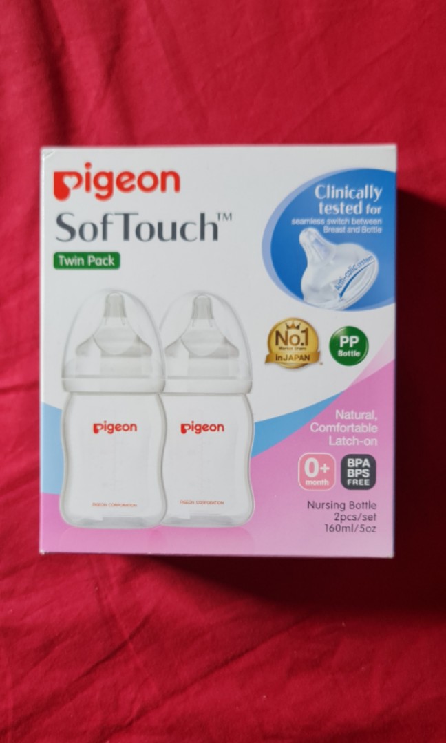 Pigeon PP bottles twin pack for newborn, Babies & Kids, Nursing