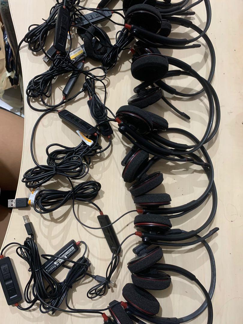 Plantronics headsets (Category: Headphones & Headsets) located in Santa Rosa. Submitted by rgmofficefurniture (Listing ID 1065144588, Image 2). Description: Plantronics Blackwire C320-M with mute and volume control usb connector used but still in good condition (like new) we give discount on bulk orders available for pickup and delivery check out our fb page (RGM Office Furnitures) for other available items.