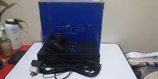 Ps2 with box (playstation 2, plug and play)