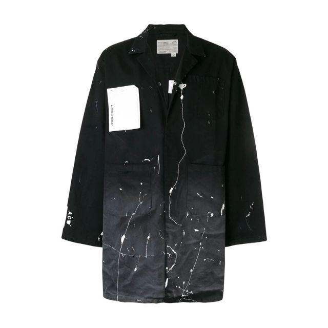 A cold wall paint splatter coat top