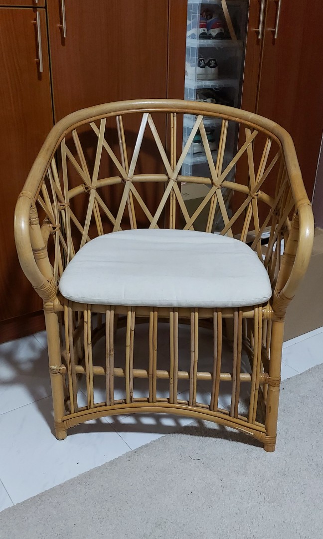 Rattan Chair (Singapore Trading Post), Furniture & Home Living